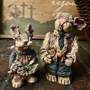 Boyds Bears & Friends Resin Rabbit Figurines